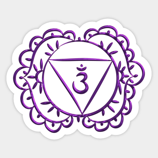 3rd Eye Chakra Sticker by bywhacky